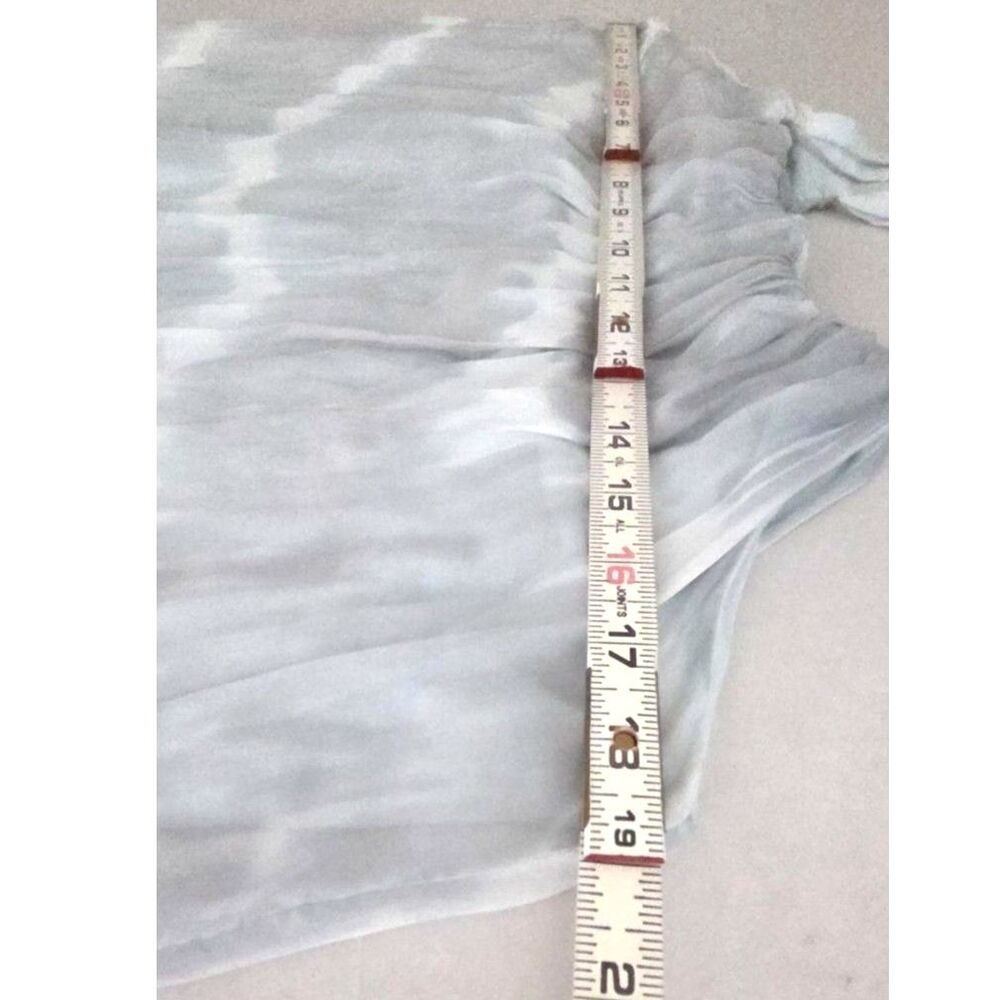 Tempo Paris Tye Dye Silk Blend Maxi Dress Womens M Gray Made in Italy Lined - Picture 5 of 7